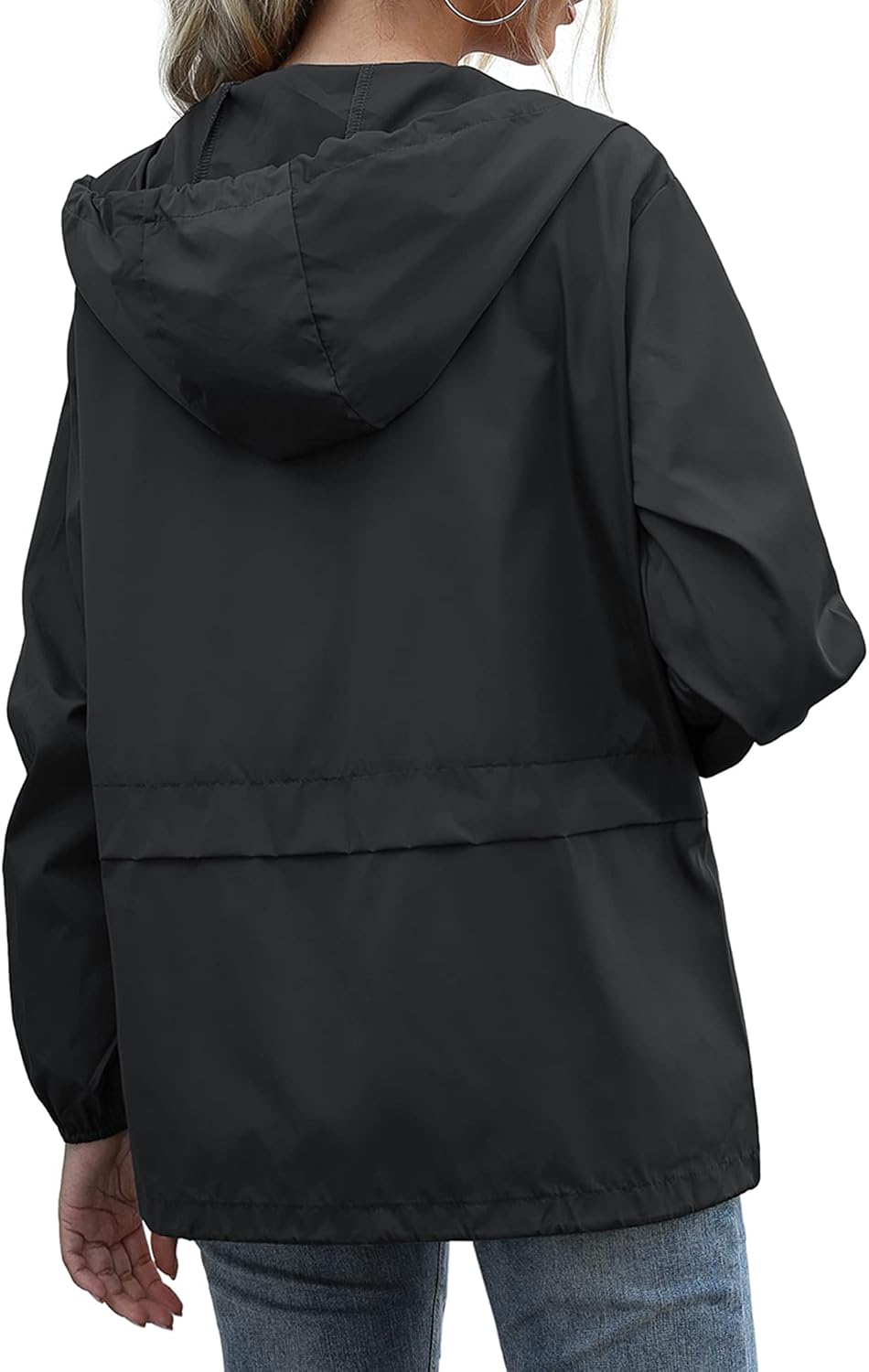 Women's Raincoats Lightweight Waterproof Rain Jackets - Image 4